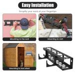 Caulking Gun and Tube Wall Mount Organizer