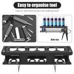 Caulking Gun and Tube Wall Mount Organizer