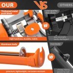 Heavy-Duty Aluminum Caulking Gun with Adjustable Thrust