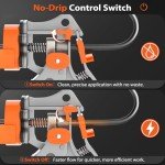 Heavy-Duty Aluminum Caulking Gun with Adjustable Thrust