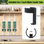 Wall-Mounted Caulk Tube Holder - 8 Pack