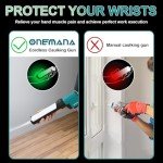 ONEMANA 20V Anti-Drip Electric Caulking Gun