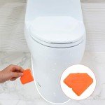 JJUNW 2PCS Silicone Caulk Tool Kit - Orange