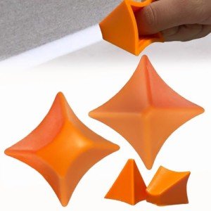 Yniquet 2PCS Reusable Silicone Caulk Smoothing Tools