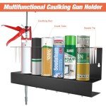 Heavy Duty Caulking Gun Wall Mount Organizer