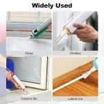 14-Piece Reusable Stainless Steel Caulking Nozzles Set