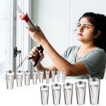 14-Piece Reusable Stainless Steel Caulking Nozzles Set