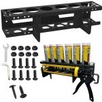 Caulking Gun and Tube Storage Rack