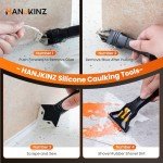 3-in-1 Silicone Caulking Tool Kit - 8pc Set