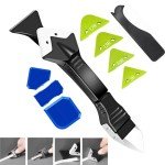 3-in-1 Silicone Caulking Tool Set (Blue)