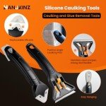 3-in-1 Silicone Caulking Tool Kit - 8pc Set