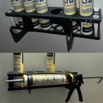 Caulking Gun and Tube Storage Rack
