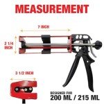 LAUCO Manual Dual Cartridge Epoxy Applicator Gun