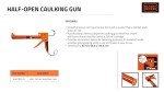 Black & Decker 330mm Steel Caulking Gun