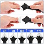 11-Pc Caulking Tool Kit with Silicone Scrapers