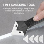 11-Pc Caulking Tool Kit with Silicone Scrapers