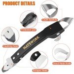 Matework 4-in-1 Stainless Steel Caulking Tool