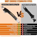 Matework 4-in-1 Stainless Steel Caulking Tool