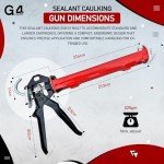 G4GADGET Professional Heavy Duty Caulking Gun