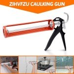 Zihvfzu 9-Inch Caulking Gun with Rotating Bracket