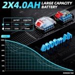 Compact Cordless Impact Wrench with Batteries & Bits