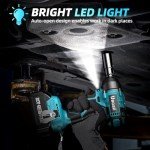 Compact Cordless Impact Wrench with Batteries & Bits