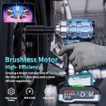 Cordless Impact Wrench with Sockets and Extension Rod