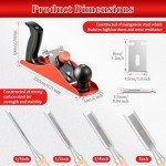 4-Piece Wood Chisel Set & Adjustable Hand Planer