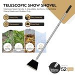 47" Heavy-Duty Multi-Use Garden Shovel and Scraper