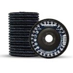 20 Pcs 4.5" Flap Disc Grinding Wheels for Angle Grinder