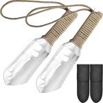 Ultralight Aluminum Camping Shovels - Set of 2