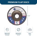 Premium Zirconia Flap Discs for Angle Grinders