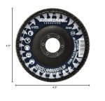 20 Pcs 4.5" Flap Disc Grinding Wheels for Angle Grinder
