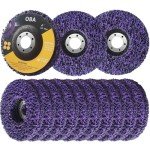 10PCS Angle Grinder Strip Discs for Metal Cleaning
