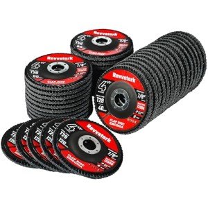 Revvstark Mixed Grit Flap Discs - 40 Pack