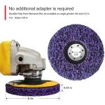 10PCS Angle Grinder Strip Discs for Metal Cleaning