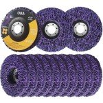 10PC Angle Grinder Strip Discs for Rust Removal