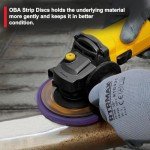 10PC Angle Grinder Strip Discs for Rust Removal