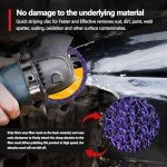 10PC Angle Grinder Strip Discs for Rust Removal