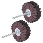 2pcs 400 Grit Flap Wheel Sanding Set