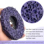 6-Pack 4.5" Strip Discs for Angle Grinder