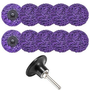 Quick Sanding Strip Discs for Drill - 10 Pack