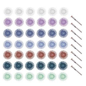 Nicfaky 50-Piece 1-Inch Abrasive Brush Set
