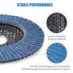 Zirconia Flap Discs 4-1/2" for Angle Grinder