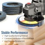 20 Pack 4-1/2" Zirconia Flap Discs for Grinders