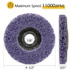 6-Pack 4.5" Angle Grinder Strip Discs