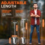 CKG Adjustable Stainless Steel Shovel for Metal Detecting