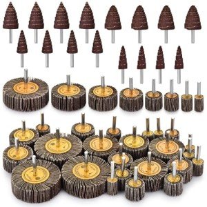 48-Piece Abrasive Flap Wheel Sander Set