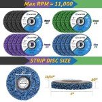 20 Pack 4" Paint Stripping and Rust Removal Discs