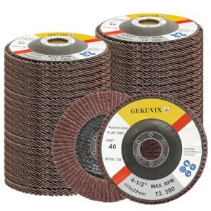 40 PCS 4.5" Flap Discs for Angle Grinder